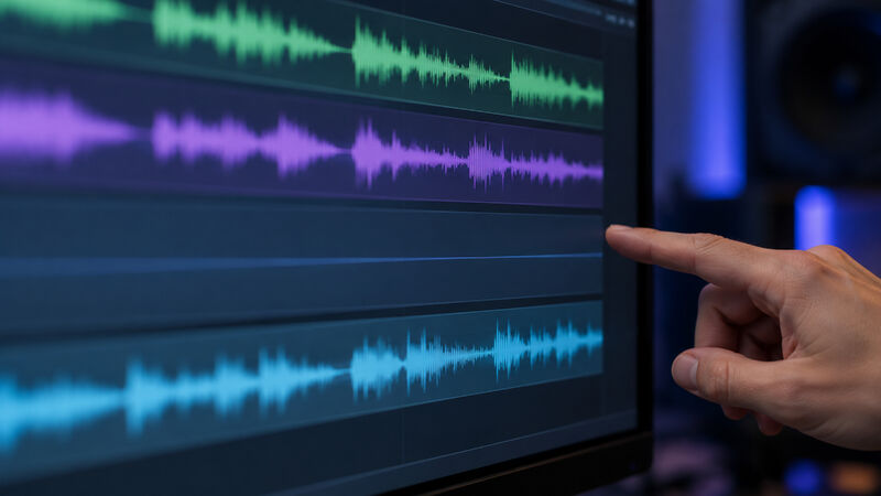タイムラインの音声出力を確認する